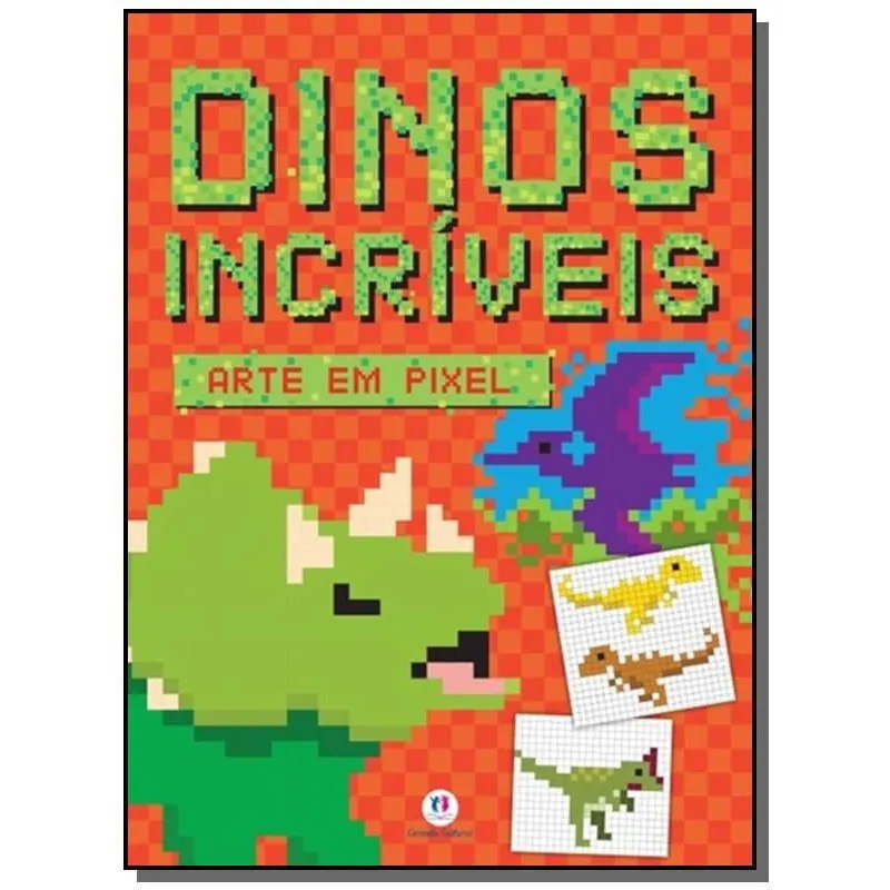 Dinos incriveis - colecao arte em pixel
