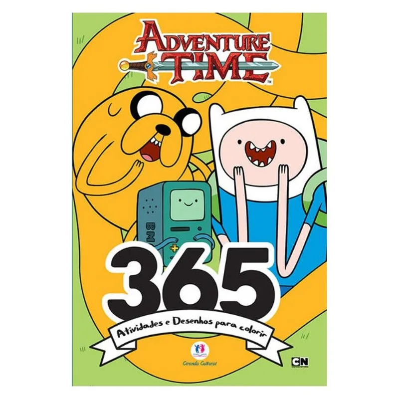 HORA DE AVENTURA - 365 ATIVIDADES E DESENHOS PARA COLORIR