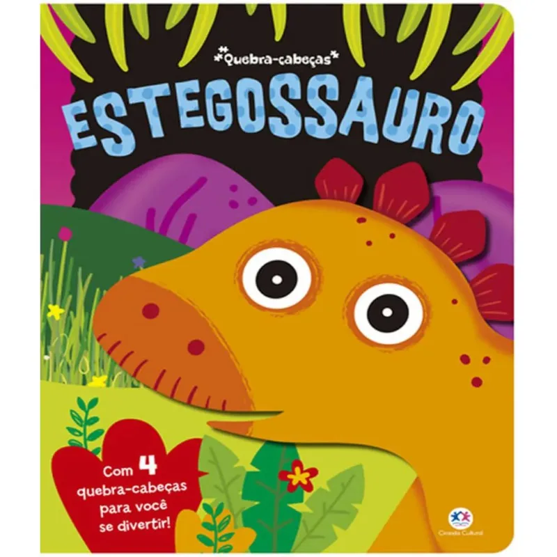Livro Quebra-Cabeça Estegossauro - Ciranda Cultural