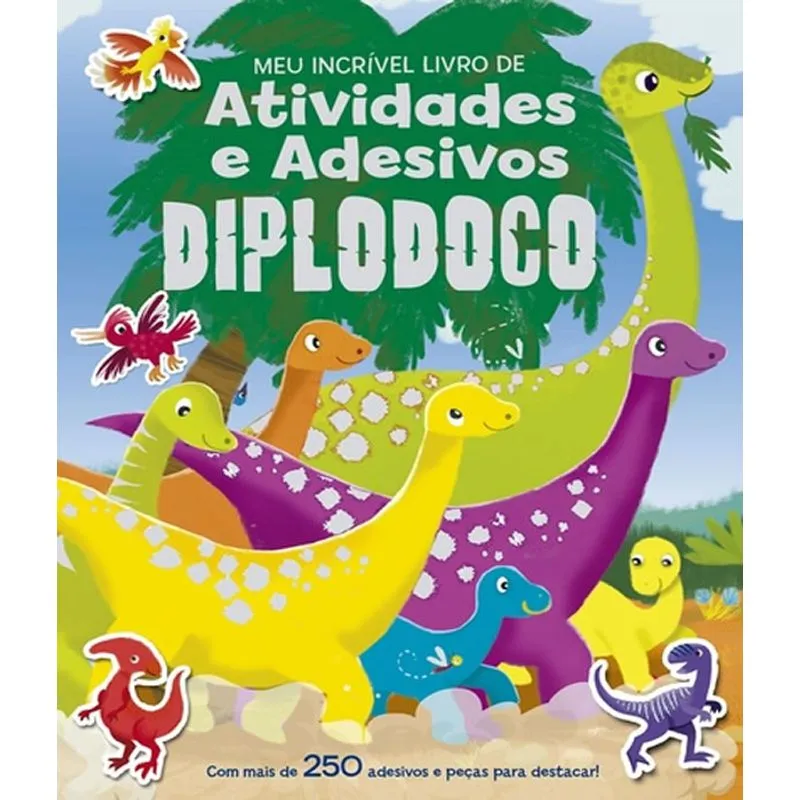 Diplodoco - Meu Incrivel Livro De Atividades E Adesivos