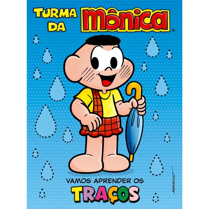 LIVRO TURMA DA MONICA VAMOS APRENDER OS TRACOS R.76216 ÚNICA