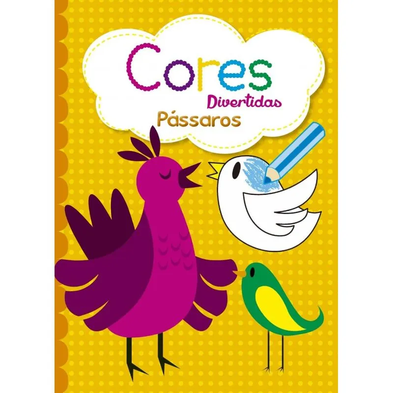 Cores divertidas - pássaros