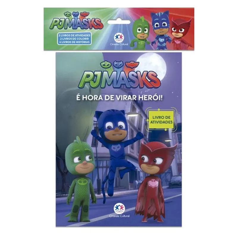 PJ MASKS - KIT COM 8 LIVROS