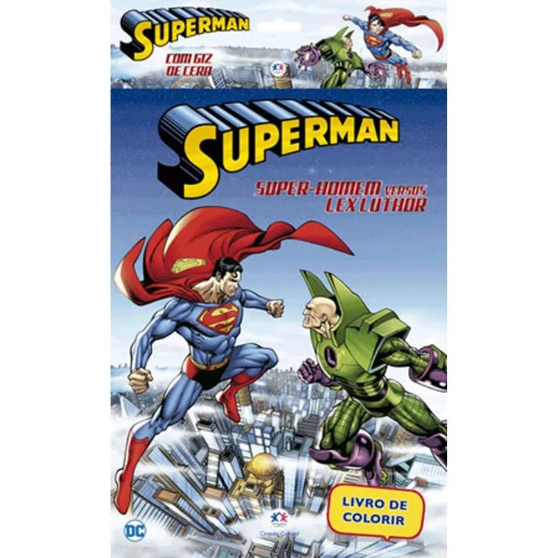SUPER-HOMEM - COM GIZ DE CERA