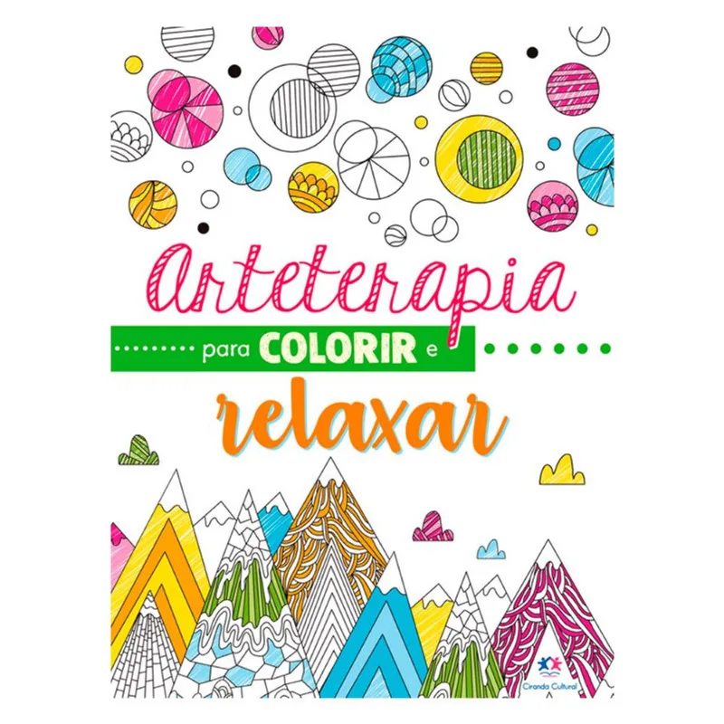Livro de Arteterapia para Colorir e Relaxar 1 Unidade