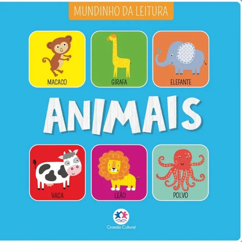 Livro Infantil Cartonado Animais - Ciranda Cultural