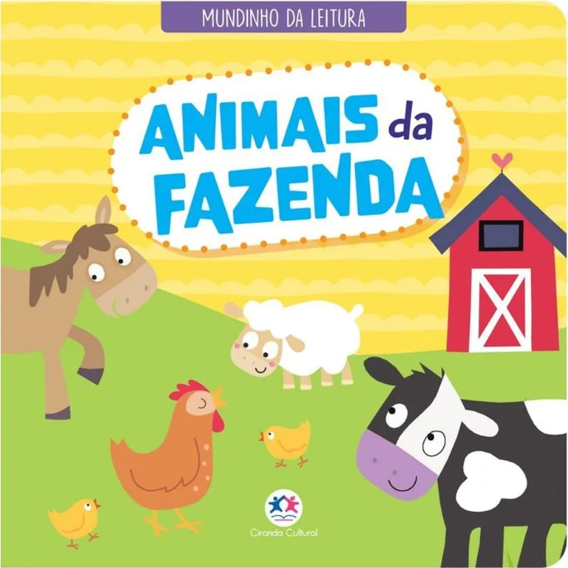 Livro Infantil Cartonado Animais Da Fazenda – Ciranda Cultural