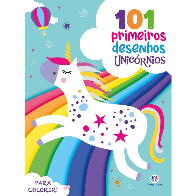 Livro - 101 primeiros desenhos - Unicórnios