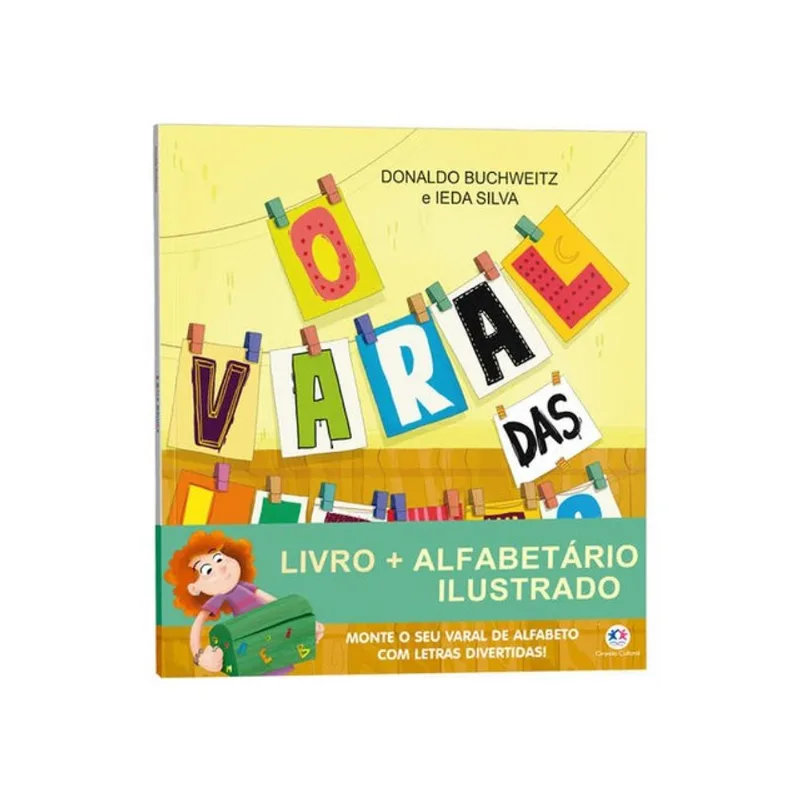 O VARAL DAS LETRAS - LIVRO + ALFABETÁRIO ILUSTRADO (CINTA)
