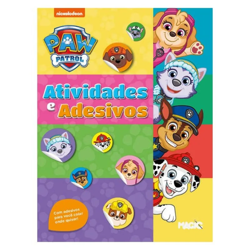 PATRULHA CANINA - ADESIVOS E ATIVIDADES
