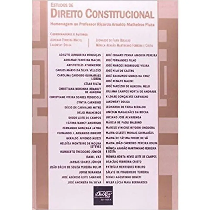 Estudos de direito constitucional - em homenagem ao professor ricardo arna