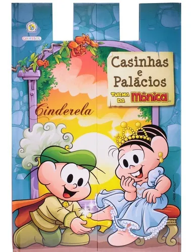 Livro Turma Da Mônica Cinderela - Casinhas E Palácios