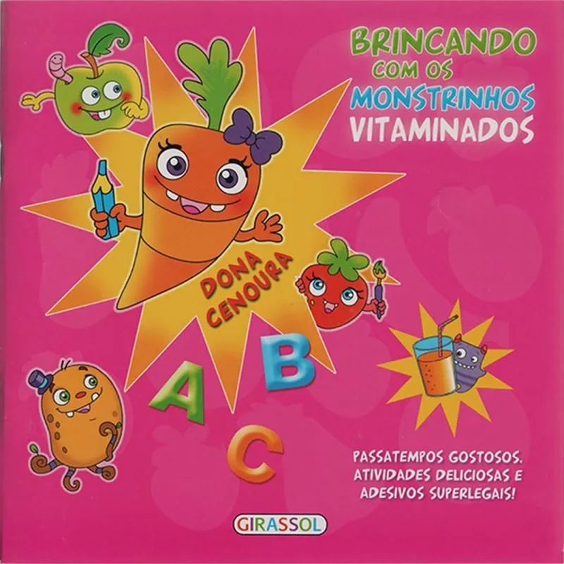 Brincando Monstrinhos Vitaminados - Dona Cenoura