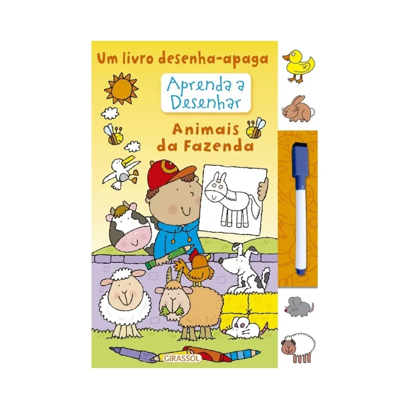Aprenda a desenhar - animais da fazenda