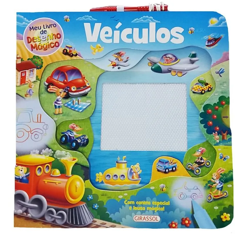 Veículos: Col. Meu livro de desenho mágico