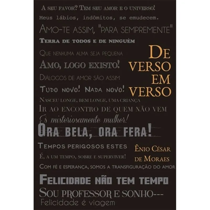 DE VERSO EM VERSO