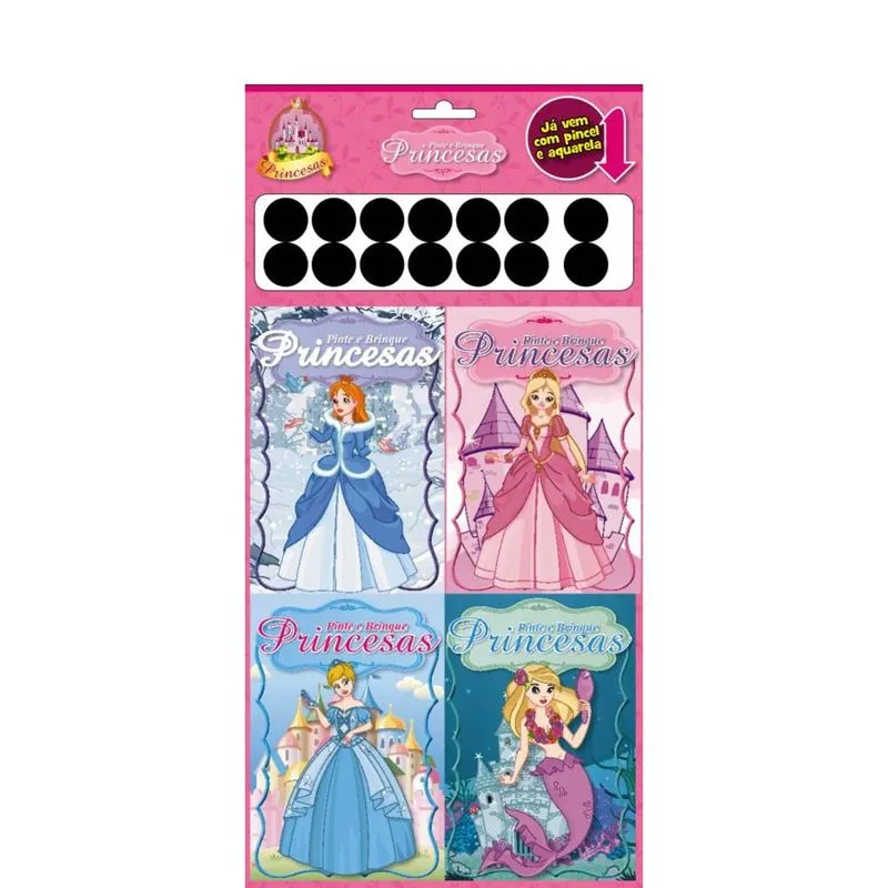 Princesas - Pinte e brinque