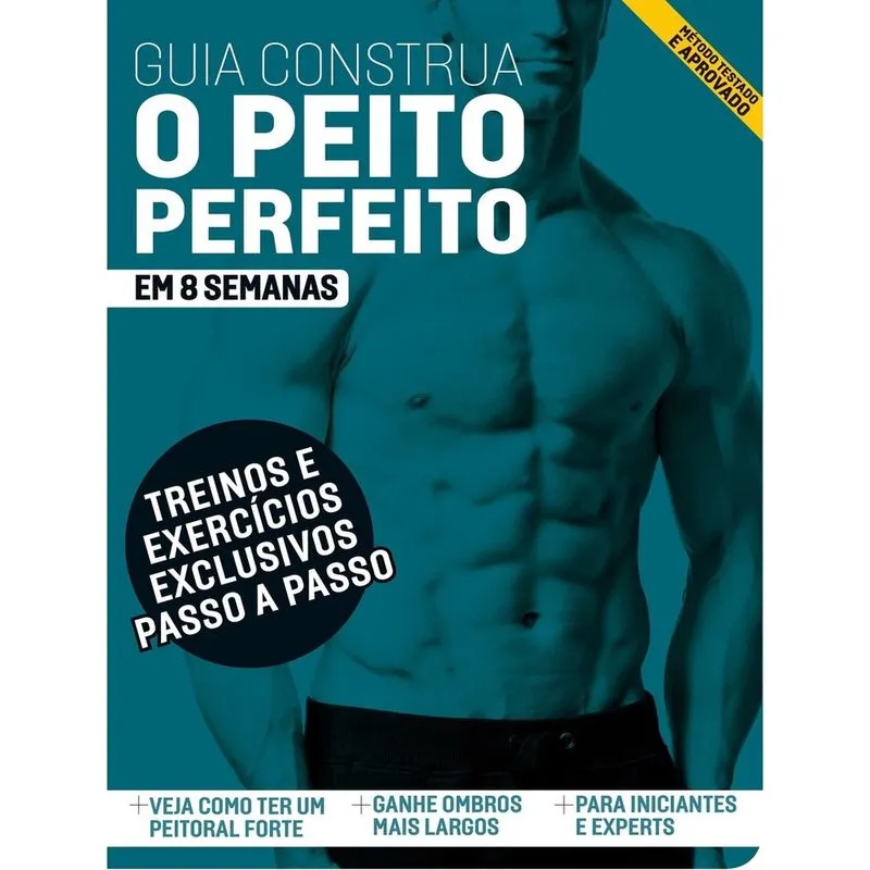 Livro - Guia construa o peito perfeito em 8 semanas