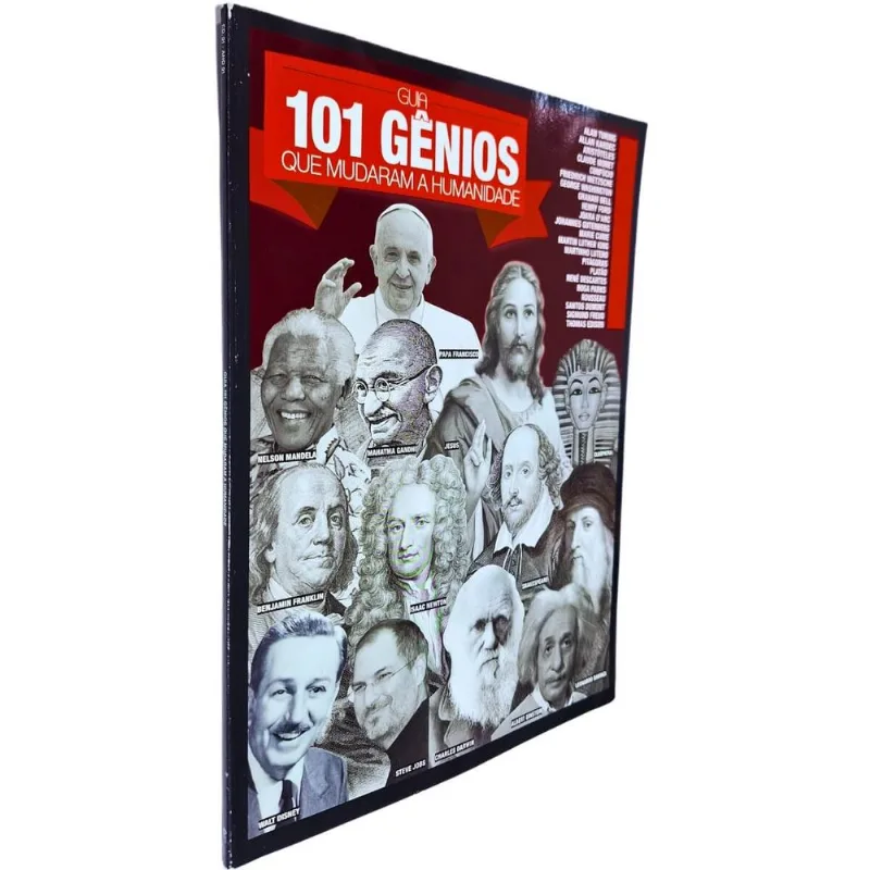 Revista Guia 101 Gênios Que Mudaram A Humanidade