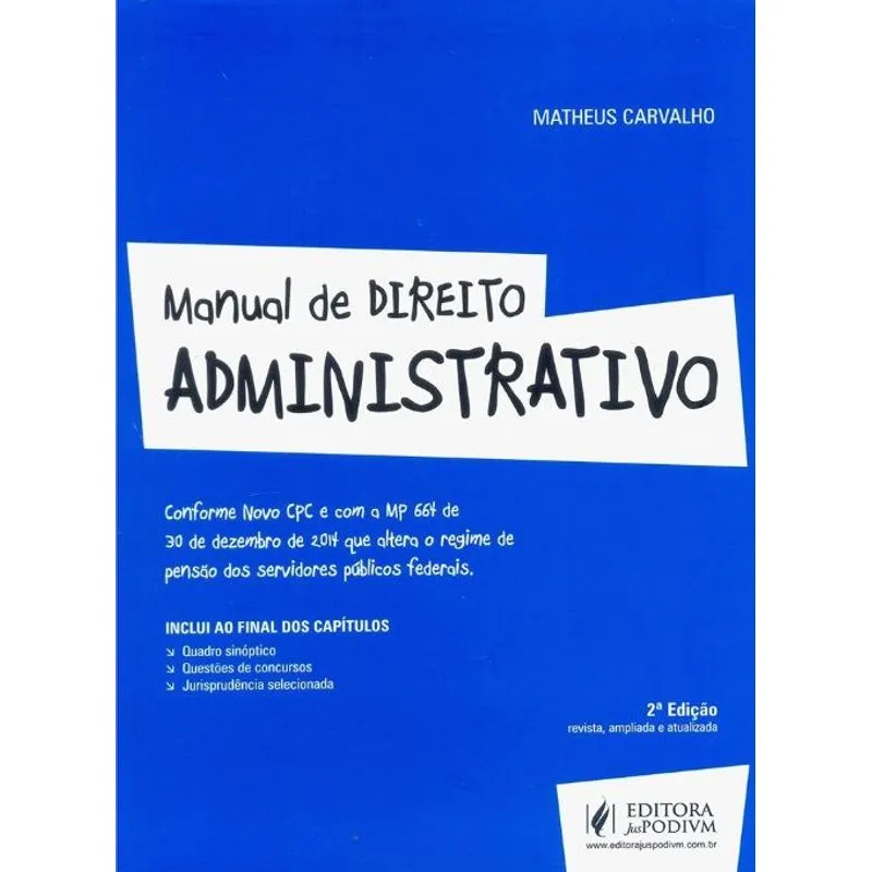 Usado - Manual De Direito Administrativo
