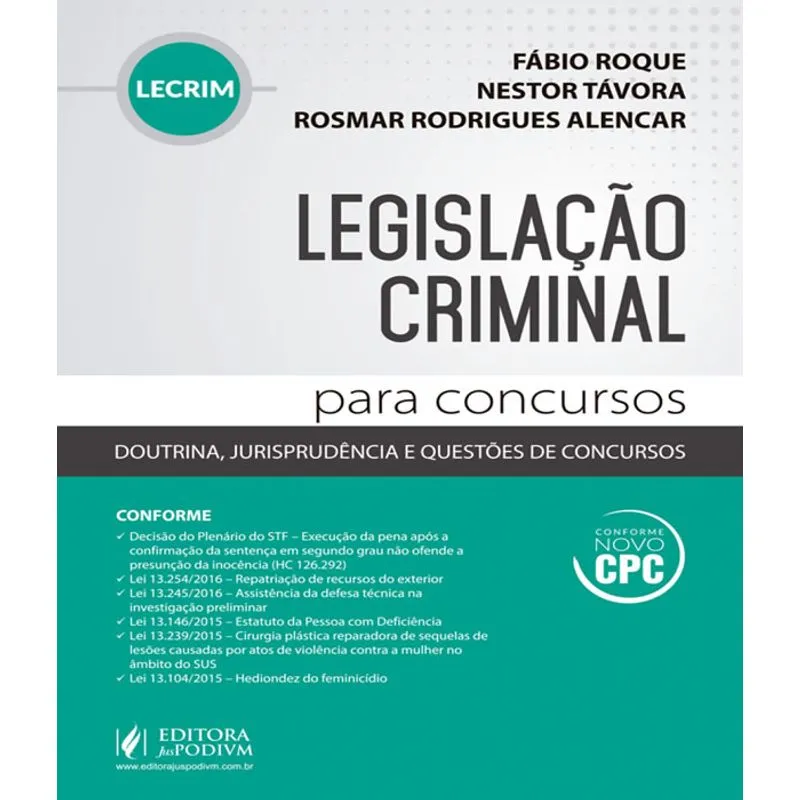 Legislacao Criminal Para Concursos