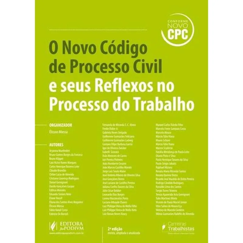 O Novo Codigo do Processo Civil