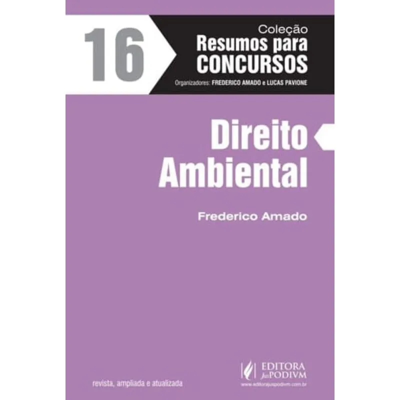 RESUMOS PARA CONCURSOS, V.16 - DIREITO AMBIENTAL
