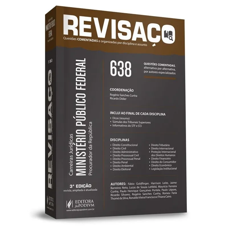 Revisaco - Ministerio Publico Federal - Procurador Da Republica - Juspodivm