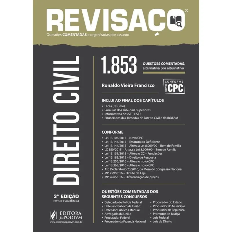 Revisaco - Direito Civil - Juspodivm - 3 Ed