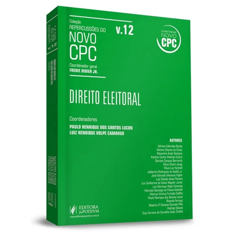 Direito Eleitoral - Vol 12 - Juspodivm