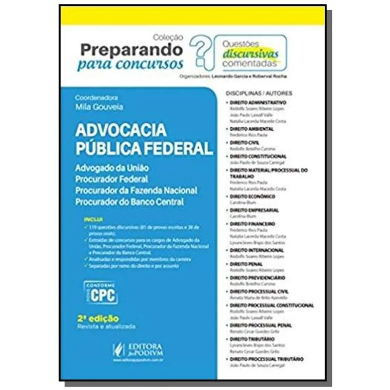 ADVOGACIA PUBLICA FEDERAL - JUSPODIVM