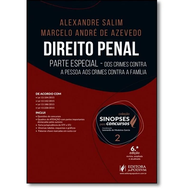 Direito Penal: Parte Especial - Vol.2 - Coleção Sinopses Para Concursos