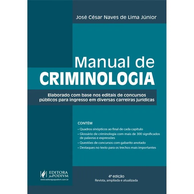 Manual de criminologia