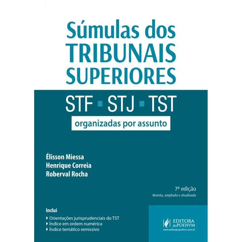 Súmulas dos tribunais superiores