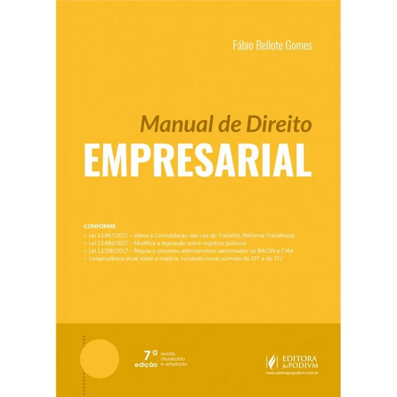Manual de direito empresarial
