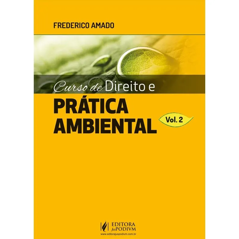 Curso De Direito E Pratica Ambiental - Vol 2 - Juspodivm
