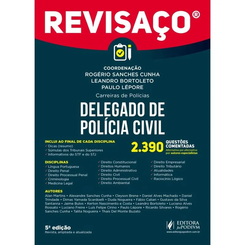 Revisaco - Delegado De Policia Civil - Juspodivm