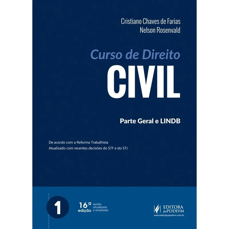 Curso De Direito Civil - Vol 1 - Farias - Juspodivm