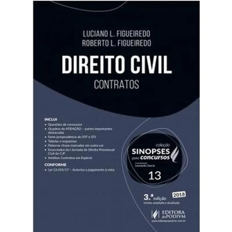 Direito civil-contratos-sinopses para concursos VOL.13