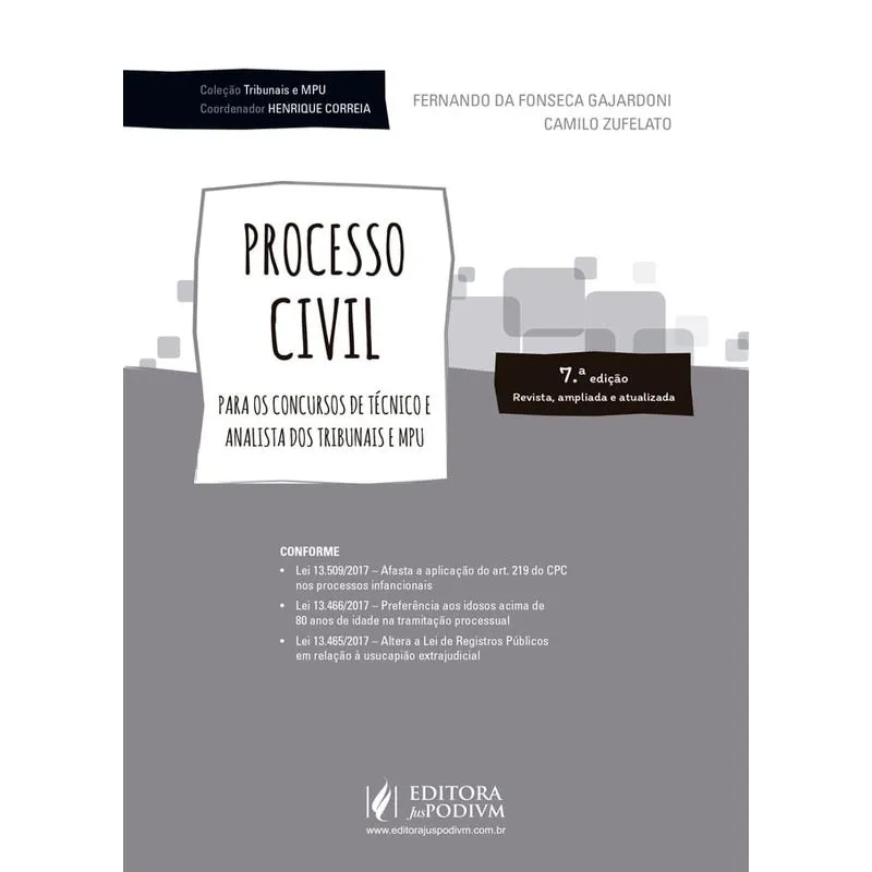 Processo Civil Para Analista - Juspodivm