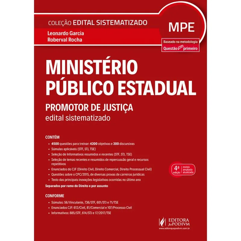 Ministerio Publico Estadual - Juspodivm