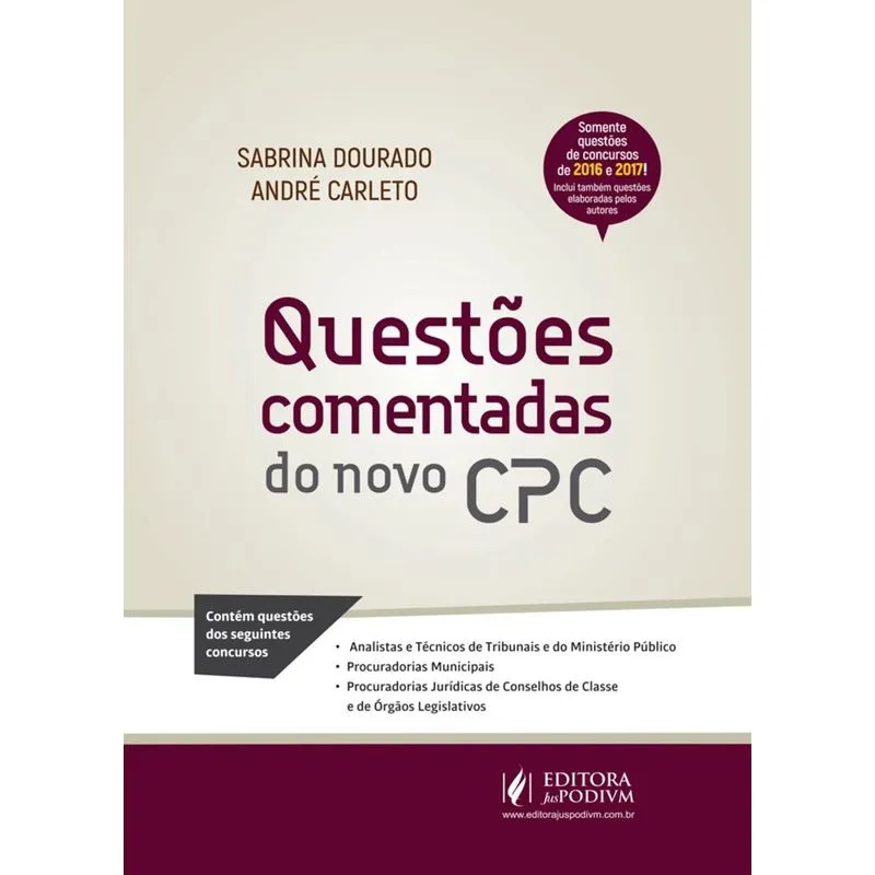 Questoes Comentadas Do Novo Cpc - Juspodivm