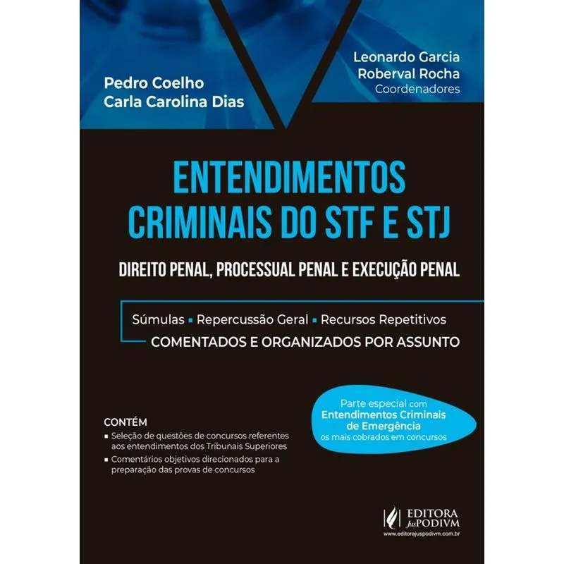 Entendimentos Criminais Do Stf E Stj - Juspodivm