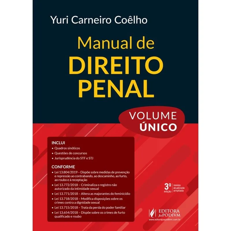 Manual De Direito Penal - Volume Unico - Juspodivm