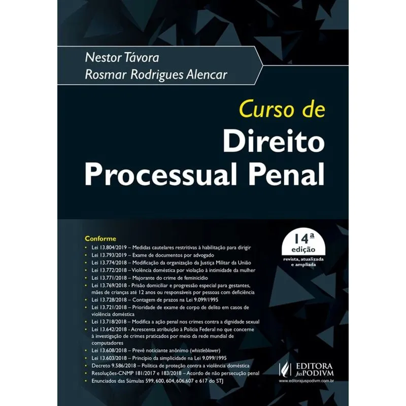 Curso De Direito Processual Penal - Juspodivm