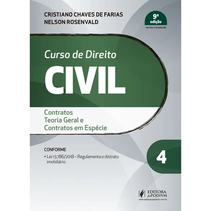 Curso De Direito Civil Vol 4 - Farias - Contratos - Farias - Juspodivm