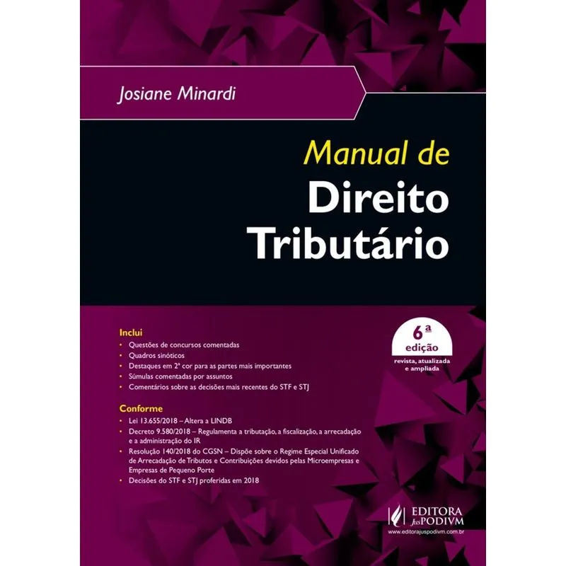 Manual De Direito Tributario - Juspodivm