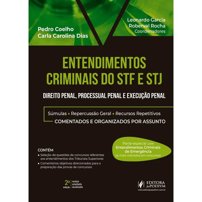 Entendimentos Criminais Do Stf E Stj - Juspodivm