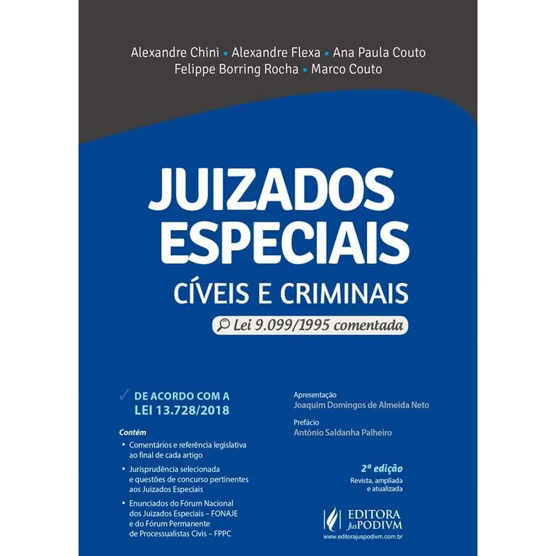 Juizados Especiais Civeis E Criminais - Lei 9.099/1995 Comentada - Juspodivm