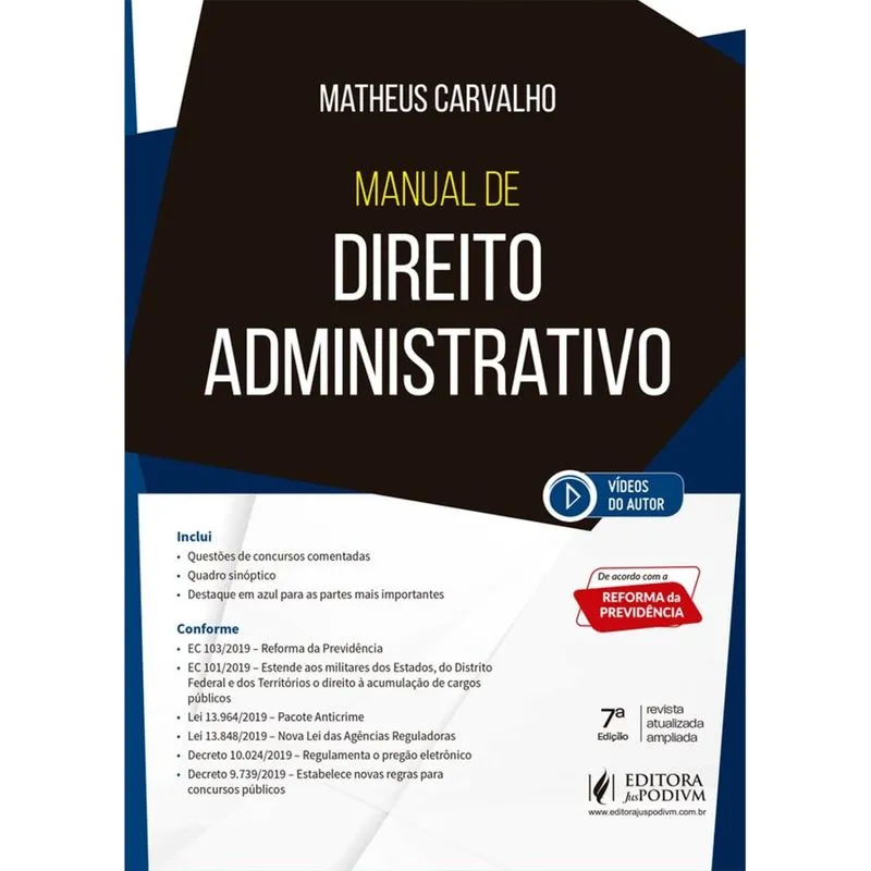Manual de direito administrativo